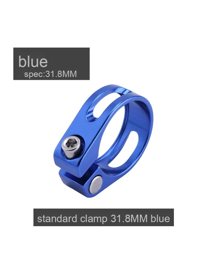 NIBEMINENT High-Performance Aluminum Alloy Bike Seat Post Clamp - Compatible with 31.8mm and 34.9mm