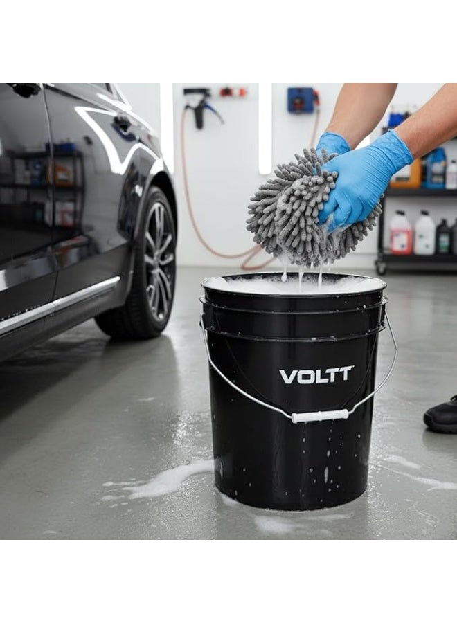 VOLTT 20L Car Wash Bucket with Dust Filter – Scratch-Free Cleaning – Durable Wash Bucket for Cars & Home - Image 5