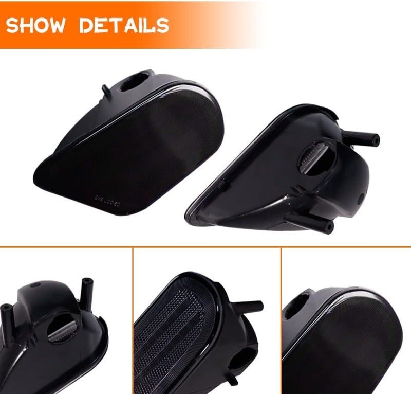 Tonsya Smoked Lens Front Bumper Corner Turn Signal & Side Marker Lights for 1998-2002 Pontiac Firebird Trans Am - Image 2