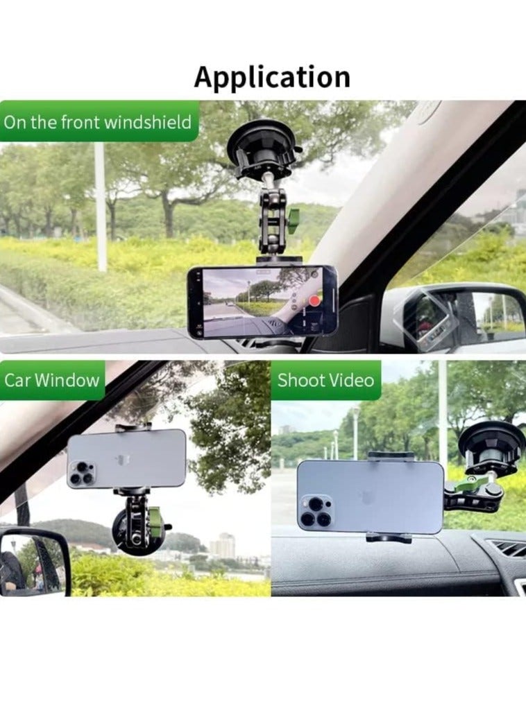 Universal Phone Holder with 360° Rotating Arm and Super Strong Suction Cup - Image 3