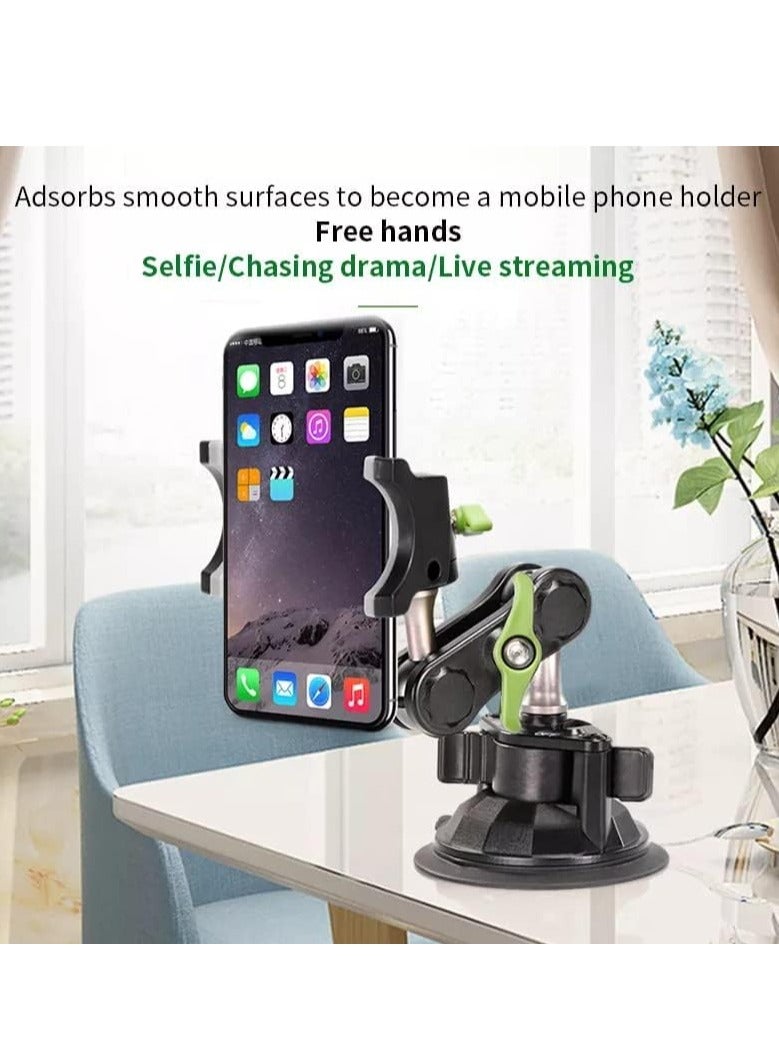 Universal Phone Holder with 360° Rotating Arm and Super Strong Suction Cup - Image 4