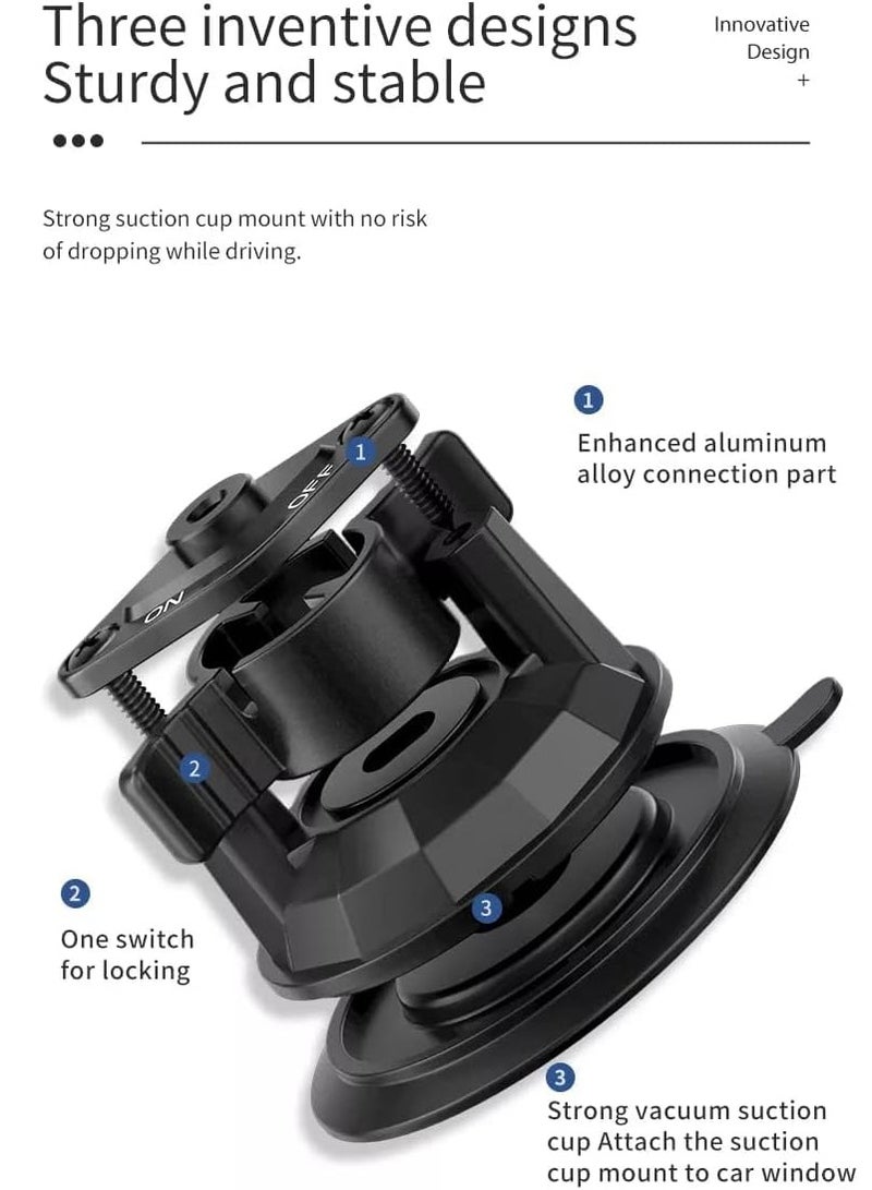 Universal Phone Holder with 360° Rotating Arm and Super Strong Suction Cup - Image 5