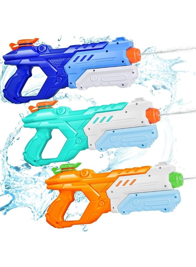 Quanquer Water Guns for Kids Adults - 3 Pack Super Squirt Water Toy Gun 600CC High Capacity Long Shooting Range Water Soaker Blaster for Summer Swimming Pool Beach Outdoor Water Fighting Party - Image 5