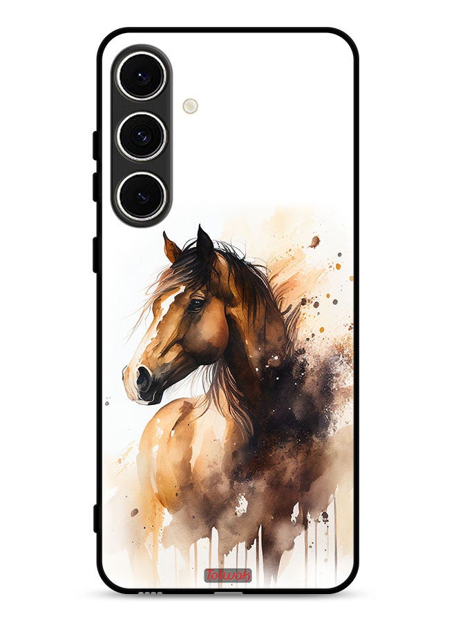 Tolwak Samsung Galaxy A56 5G Protective Case Cover Horse Abstract Art - Image 1