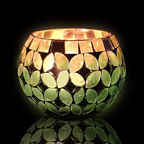 The Purple Tree Morrocan Mosaic Tealight Candle Holders (Pack of 2), Diwalii Candle Holder, tealight Holder, Diwalii Gift, Best Gift for Diwalii, Diwalii Decoration T73 - Image 5