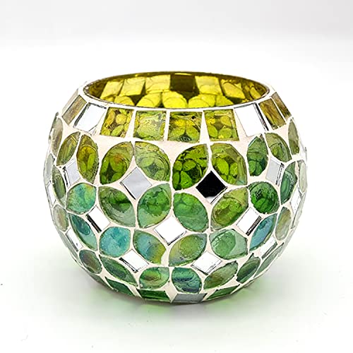 The Purple Tree Morrocan Mosaic Tealight Candle Holders (Pack of 2), Diwalii Candle Holder, tealight Holder, Diwalii Gift, Best Gift for Diwalii, Diwalii Decoration T73 - Image 4