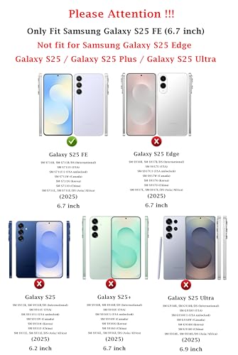 PUSHIMEI for Samsung Galaxy S25 FE Case, with Slide Camera Cover HD Screen Protector [Military Grade 16ft. Drop Tested] Magnetic Ring Holder Kickstand Protective Phone Case for Galaxy S25 FE 5G 2025, Black - Image 2