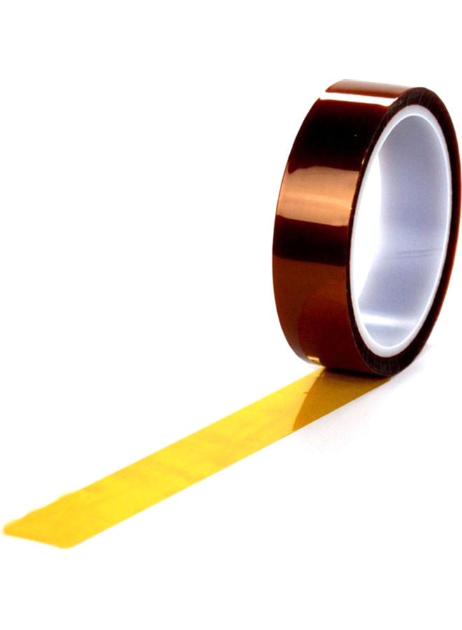 NIBEMINENT 2-Piece Polyimide Heat Resistant Tape Set Brown 