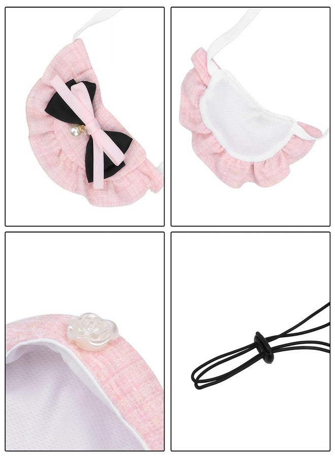 Amamcy Pet Beret and Bowtie Bandana Scarf Set for Cat and Small Dog Cat Costume Beret for Kitten Puppy Costume Dress Up for Party - Image 5