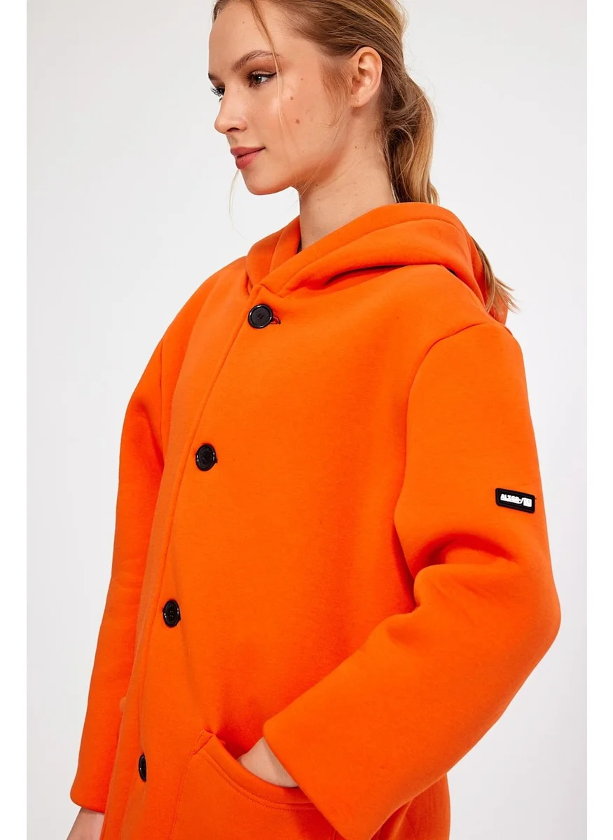 Alexander Gardi Alexandergardı Hooded Oversize Cardigan with Ribbon Inside (E23-607 03)