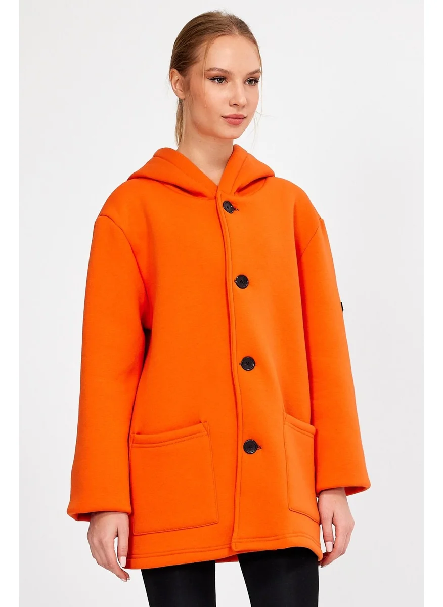 Alexander Gardi Alexandergardı Hooded Oversize Cardigan with Ribbon Inside (E23-607 03)