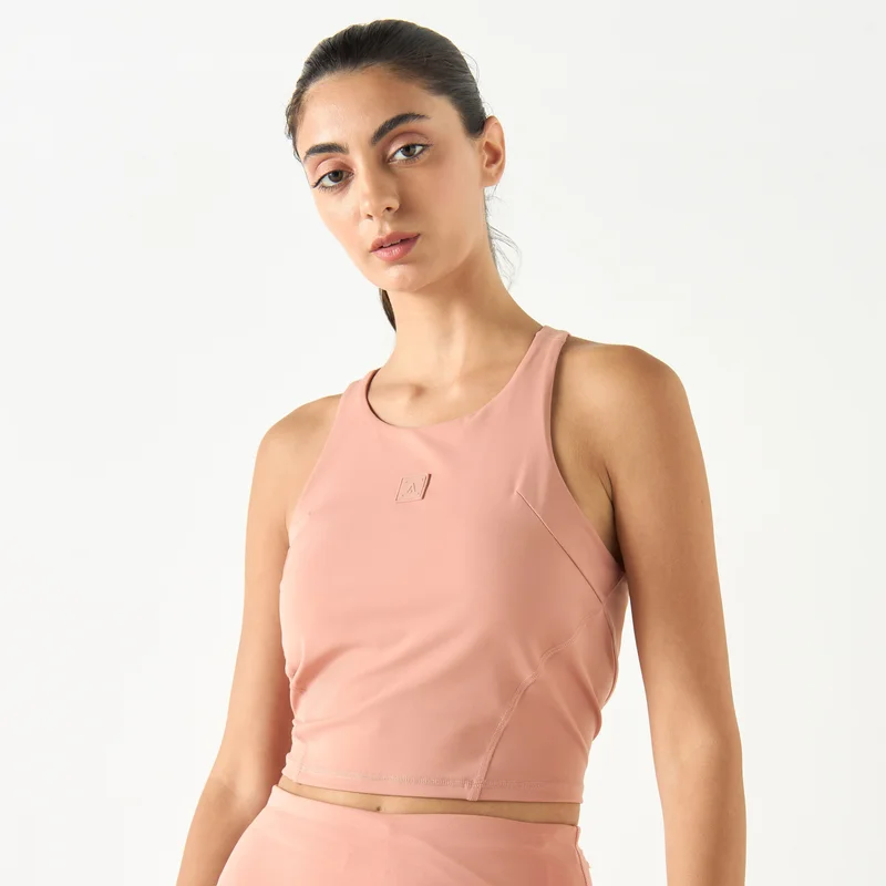 ADOT by Splash Cropped Tank Top with Racerback