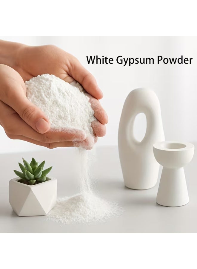 CanvasGT Gypsum Powder for Molds, Casting, Wall Repair & DIY Crafts – Fine White Plaster Powder for Sculpting, Ceiling Crack Filling, Ceramic Art, School Projects & Home Improvement (1kg) - Image 3