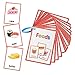 Lachilly Foods English Words Learning Flashcards High Frequency Words Beginning Reading Kindergarten to 1st Grade ESL Teaching Materials Autism Learning Materials Vocabulary Building 20 Cards - Image 3