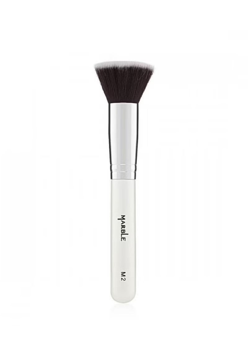 Marble 3-Piece Easy-Grip Full Function Mini Cosmetic Makeup Brush Set - Image 3