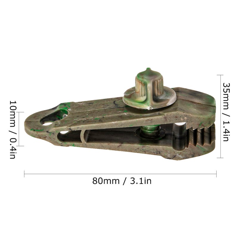 10pcs Tarp Awning Clamp Clips Tent Snaps Hangers Camping Tent Tighten Lock Grip Clamp for Outdoor Camping Farming Garden - Image 2