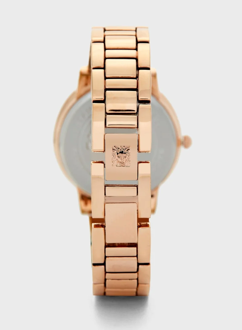 ANNE KLEIN AK3484BKRG Analog Watch