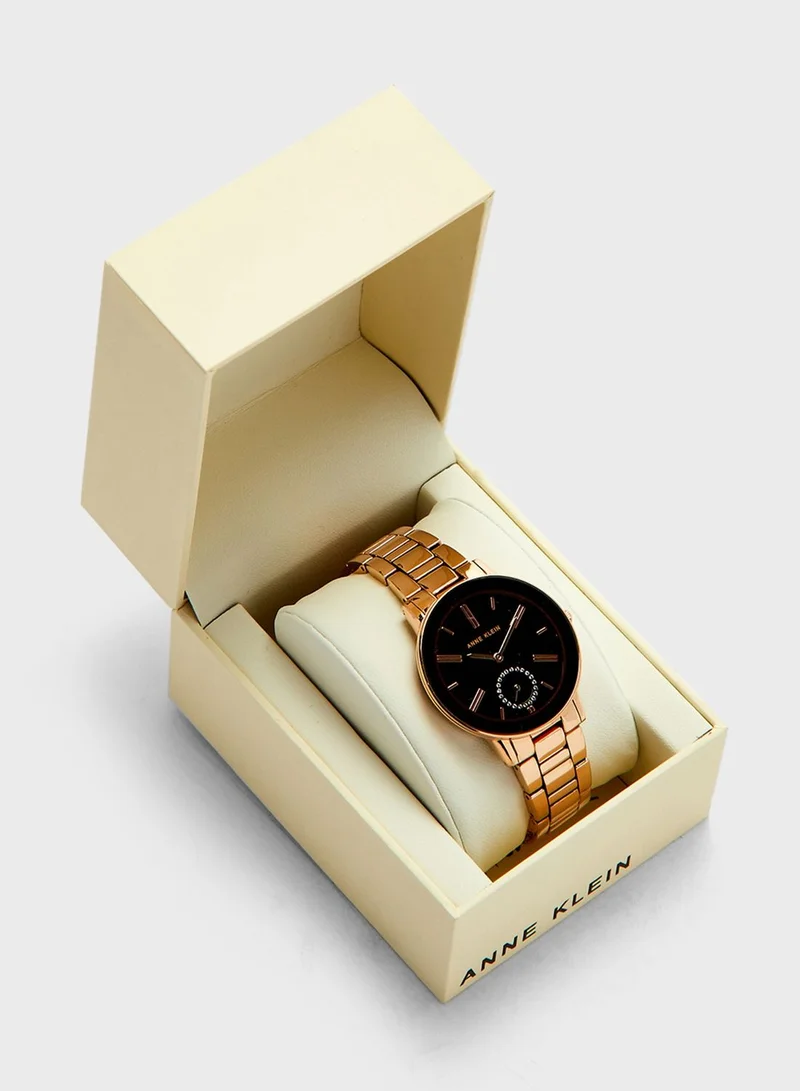 ANNE KLEIN AK3484BKRG Analog Watch