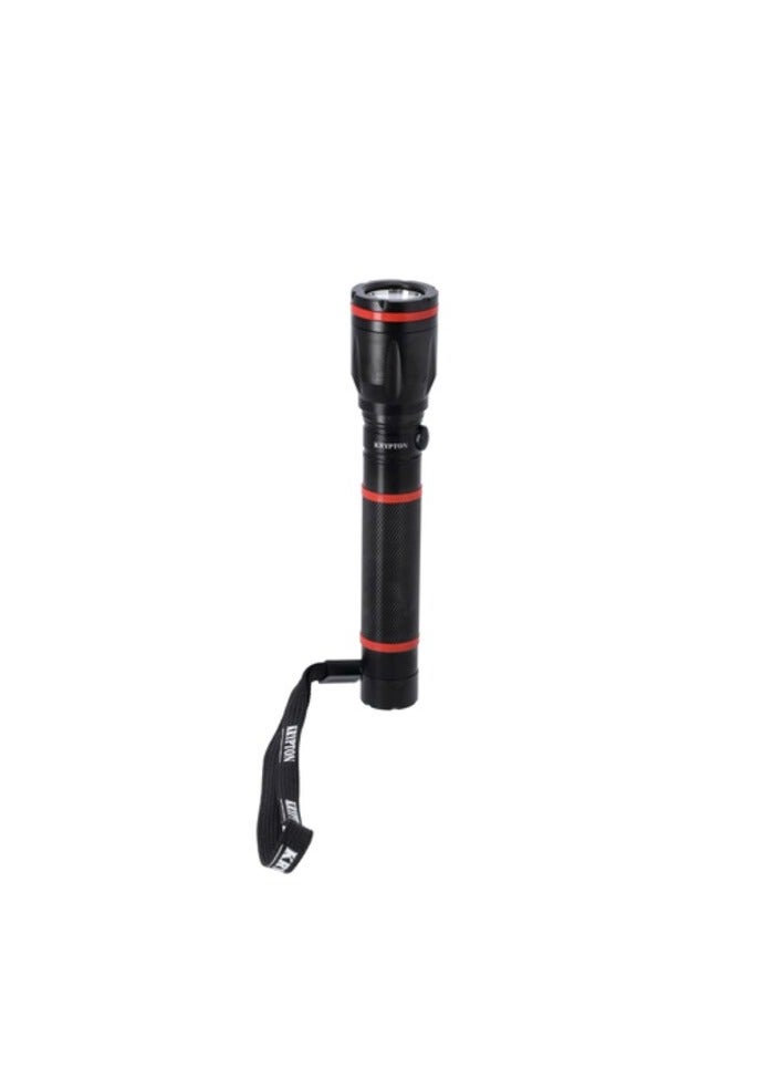 KRYPTON Krypton Rechargeable LED Flashlight, Cree LED, KNFL5162, Aircraft Aluminium Alloy, 2.4V 800mAh Ni-Cd Battery, 1.5hrs Working, 2000meters Real Range Distance - Image 1