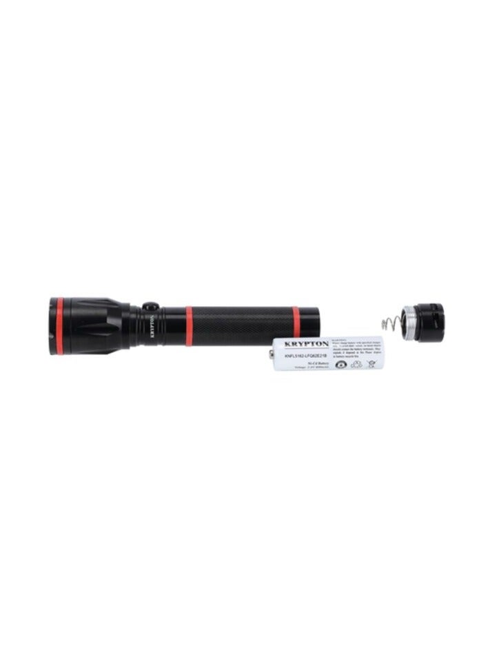 KRYPTON Krypton Rechargeable LED Flashlight, Cree LED, KNFL5162, Aircraft Aluminium Alloy, 2.4V 800mAh Ni-Cd Battery, 1.5hrs Working, 2000meters Real Range Distance - Image 3