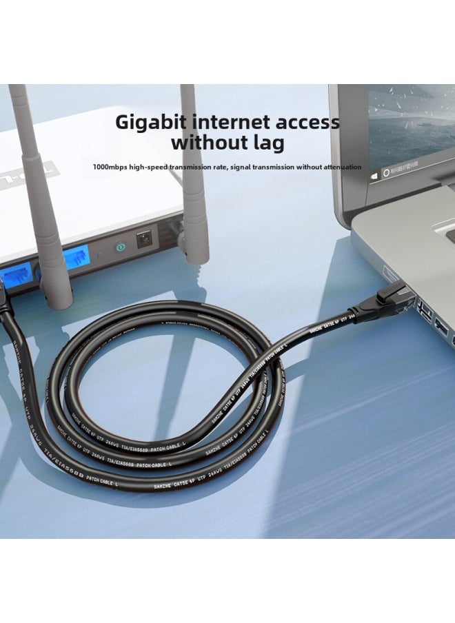 Generic Yamazawa Class 6 Network Wire Class 6 Gigabit 8-Core Twisted Pair Network Jumper Wire WD6010 WD6020 WD6030 6-Color:Six Gigabit [LWD Series] Blue-Line Length:3 M  - Image 4