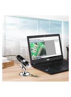 Meiyilan مجهر USB، منظار رقمي محمول باليد بتكبير 50X-1000X وكاميرا فيديو صغيرة مع 8 مصابيح LED قابلة للتعديل، متوافق مع أنظمة التشغيل Windows 7/8/10/11 وMac Linux وAndroid (مع OTG)  - Image 3