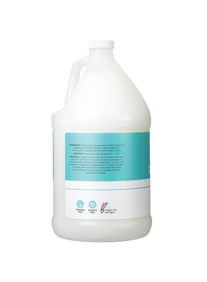 ginger lily farms Club & Fitness Moisturizing Conditioner for Dry Hair, 100% Vegan & Cruelty-Free, Ocean Breeze Scent, 1 Gallon (128 fl oz) Refill - Image 3