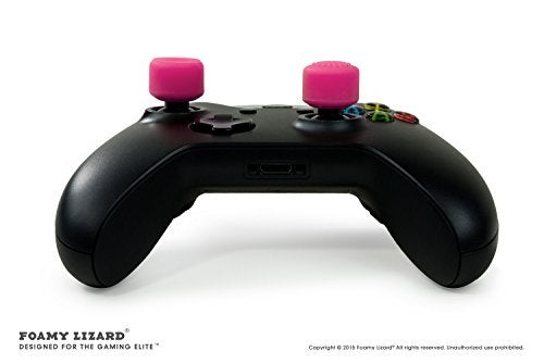 Foamy Lizard AceShot Thumb Grips (8pc) for Xbox One (Series X, S) & Steamdeck by Foamy Lizard – Sweat Free 100% Silicone Precision Raised Antislip Rubber Analog Stick Grips For Xbox One Controller (8 grips) PINK - Image 2