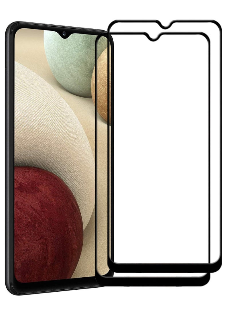 ACLIX 2 Pieces Antistatic ESD Dustproof Premium Quality High Definition Tempered Glass Screen Protector Designed For Samsung Galaxy A12 - Image 1