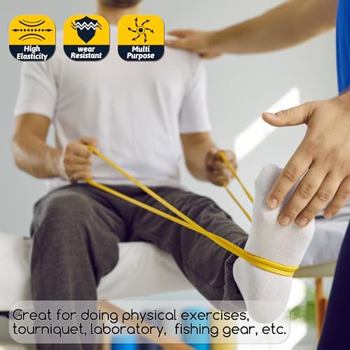 Famgee 16.4Ft Natural Pure Latex Rubber Tubing Tube Band Slingshot Catapult Surgical Laboratory Tube Rubber Hose Highly Elastic and Strong 1/4"IDx3/8"OD (6x9mm) - Image 3