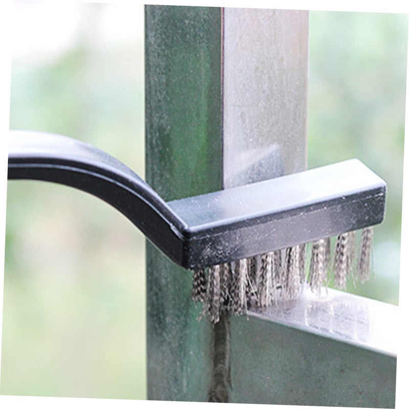 Curved Wire Brushes 12 Pack Steel Nylon Bristles for Rust Removal Deep Cleaning Narrow Spaces - Image 3