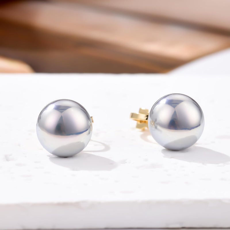 YOQUCOL Simulated Freshwater Pearl Clip On Earrings Not Pierced Elegant Stud Jewelry For Women - Image 3