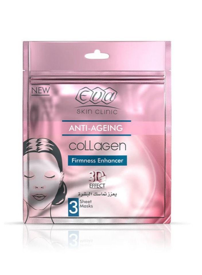 Eva 3 Sheet- Skin Clinic Collagen Mask