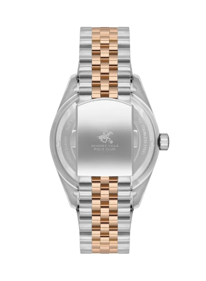 BEVERLY HILLS POLO CLUB Beverly Hills Polo Club BP3632X.590 Men Mechanical Display Watch & Metal Strap Two Tone