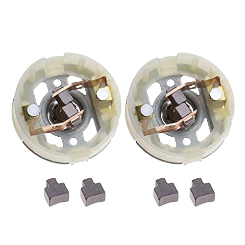 Create idea 2x RS550 Motor Carbon Brushes Holder and 4x Carbon Brushes Compatible with BOSCH Compatible with MAKITA Compatible with DEWALT Suitable for RS550 Micro Motor - Image 1