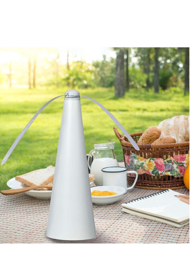 SYOSI Repellent Fan, Portable Table Fly, Lightweight, Durable and Odor-Free Keep Flies, Picnic Fans for Indoor and Bugs Away from Your Food Enjoy Outdoor Meal - Image 1