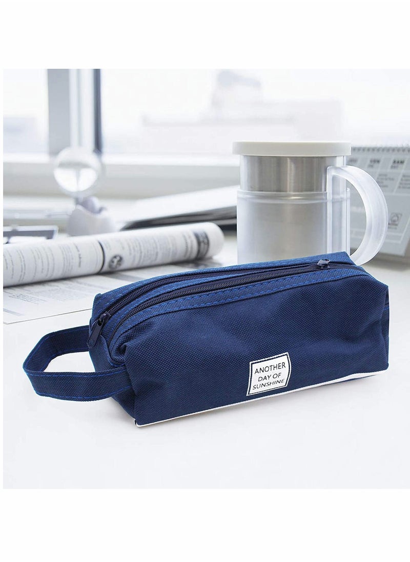 Excefore - Pencil Case, Pencil Case, Felt Student Large-Capacity Pouch, Zipper Bag, Durable Stationery Bag - Image 1