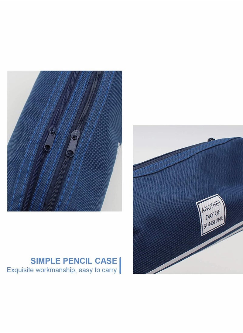 Excefore - Pencil Case, Pencil Case, Felt Student Large-Capacity Pouch, Zipper Bag, Durable Stationery Bag - Image 1