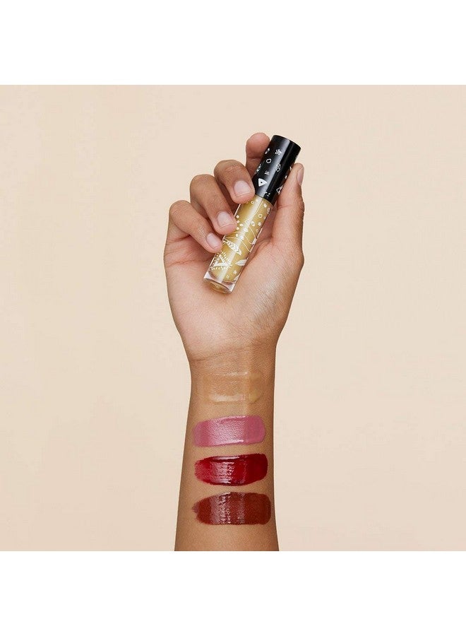 Olio E Osso Natural Lucente Lip Sheen ; Natural, Nontoxic, Clean Beauty (Opalina, Clear) - Image 5