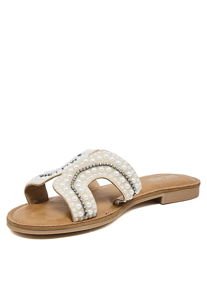 Nine West NINEWEST SF630 01 SANDALS BEIGE