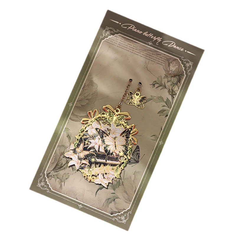 Hollow Butterfly Metal Bookmarks Creative Retro Reading Supplies Butterfly Fantasy - Image 2