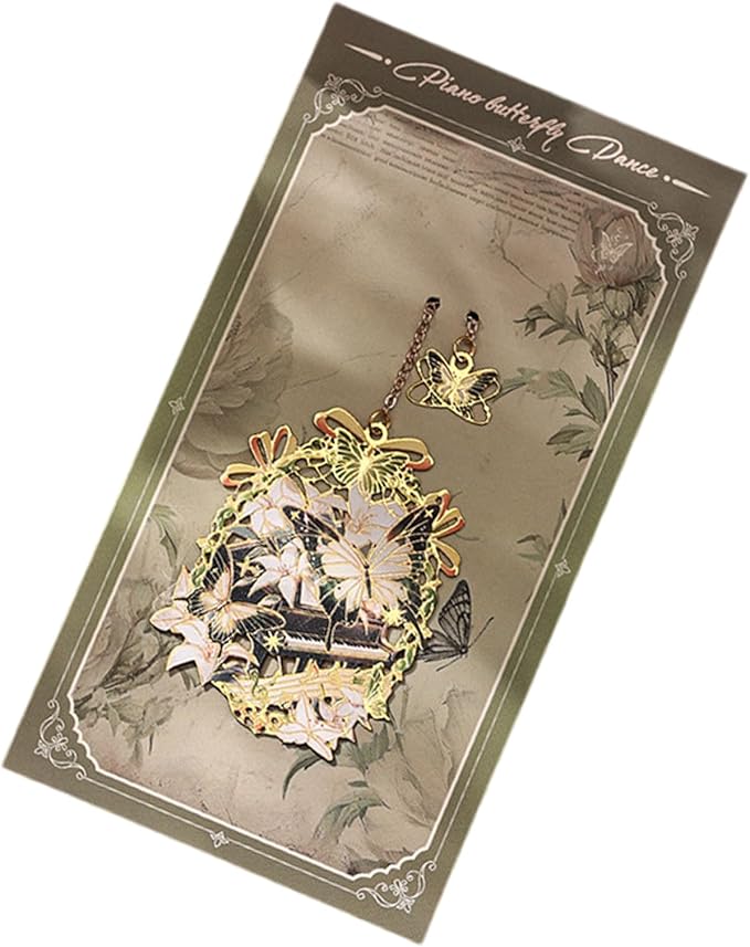 Hollow Butterfly Metal Bookmarks Creative Retro Reading Supplies Butterfly Fantasy - Image 1