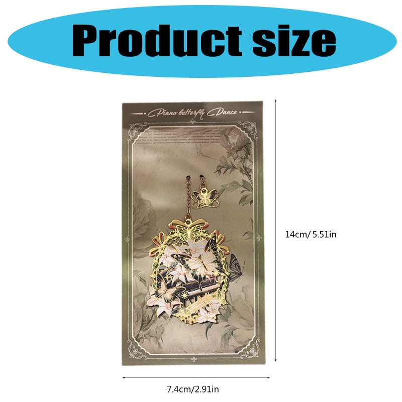 Hollow Butterfly Metal Bookmarks Creative Retro Reading Supplies Butterfly Fantasy - Image 5