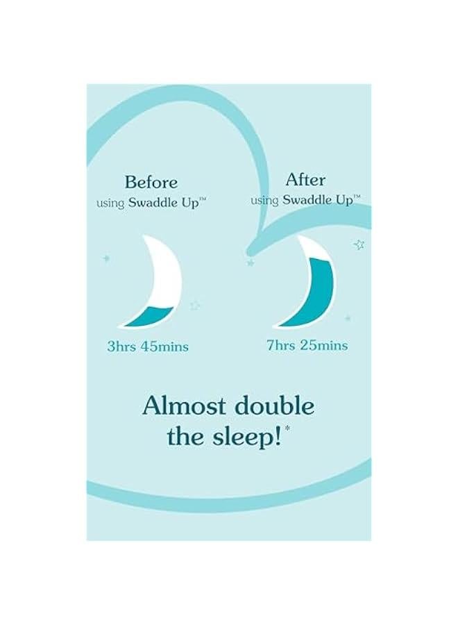 Swaddle UP, Baby Sleep Sack, Self-Soothing Swaddles for Newborns, Improves Sleep, Snug Fit Helps Calm Startle Reflex, New Born Essentials for Baby, Small 8-13lbs, Gray - Image 4