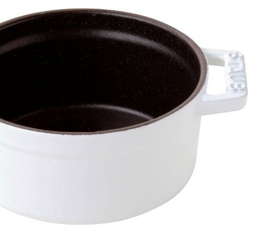 STAUB 4-Qt. Round Dutch Oven Color: White - Image 3