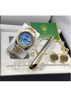Klex Clix set for men, battery, watch, pen, and cufflinks 