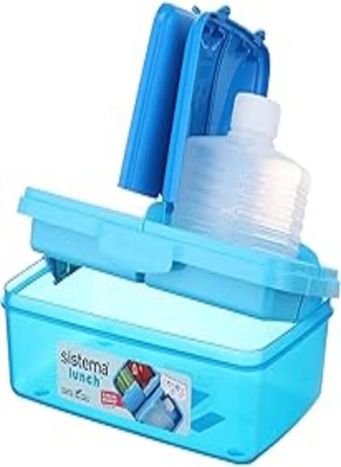 Sistema quaddie lunch box 1.5 l, blue