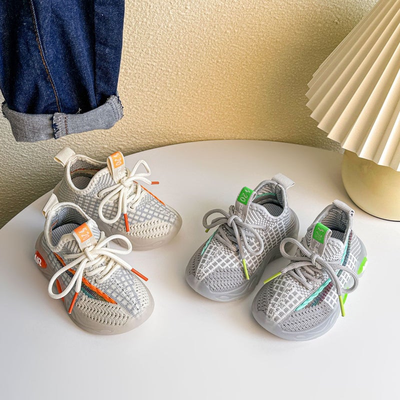 Children'S Coconut Shoes 2025 Boys' Sneaker Breathable Mesh Shoes Girls' Casual Shoes Soft Sole Baby Shoes Single Shoes - Image 2