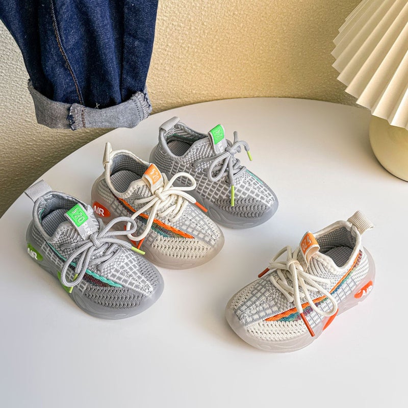 Children'S Coconut Shoes 2025 Boys' Sneaker Breathable Mesh Shoes Girls' Casual Shoes Soft Sole Baby Shoes Single Shoes - Image 3
