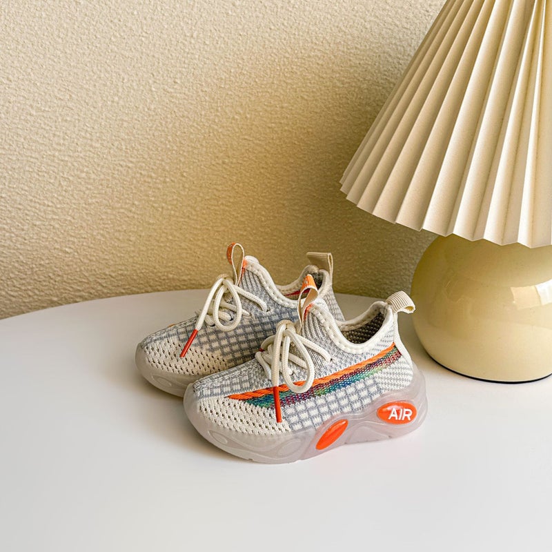 Children'S Coconut Shoes 2025 Boys' Sneaker Breathable Mesh Shoes Girls' Casual Shoes Soft Sole Baby Shoes Single Shoes - Image 1